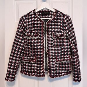 Zara, tweed boucle jacket, size M